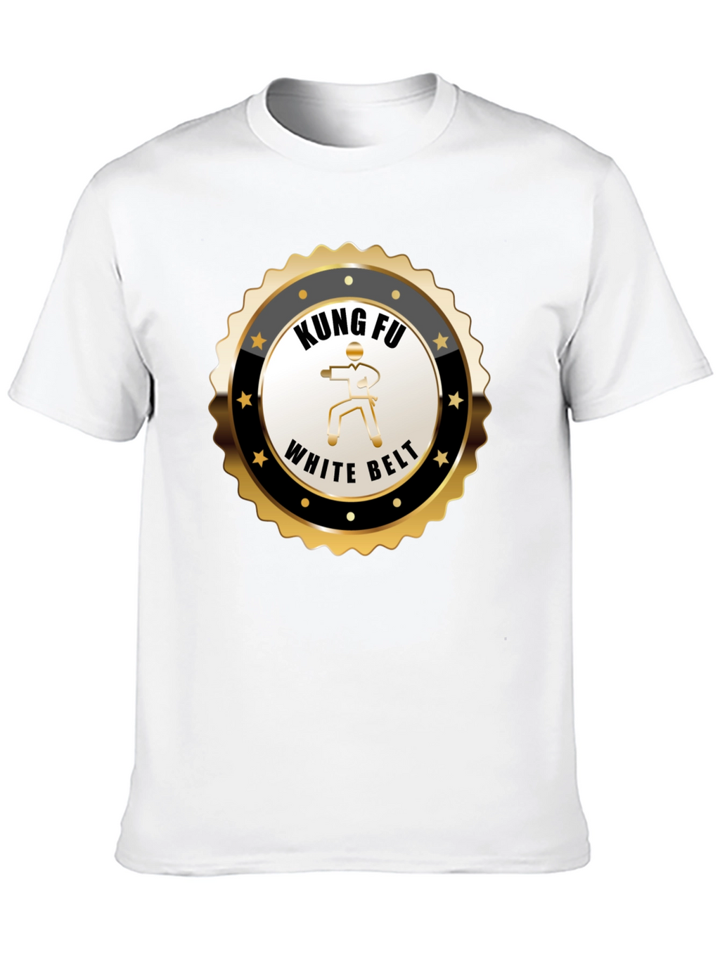 Kung Fu White Belt T-Shirt - Martial Arts Design