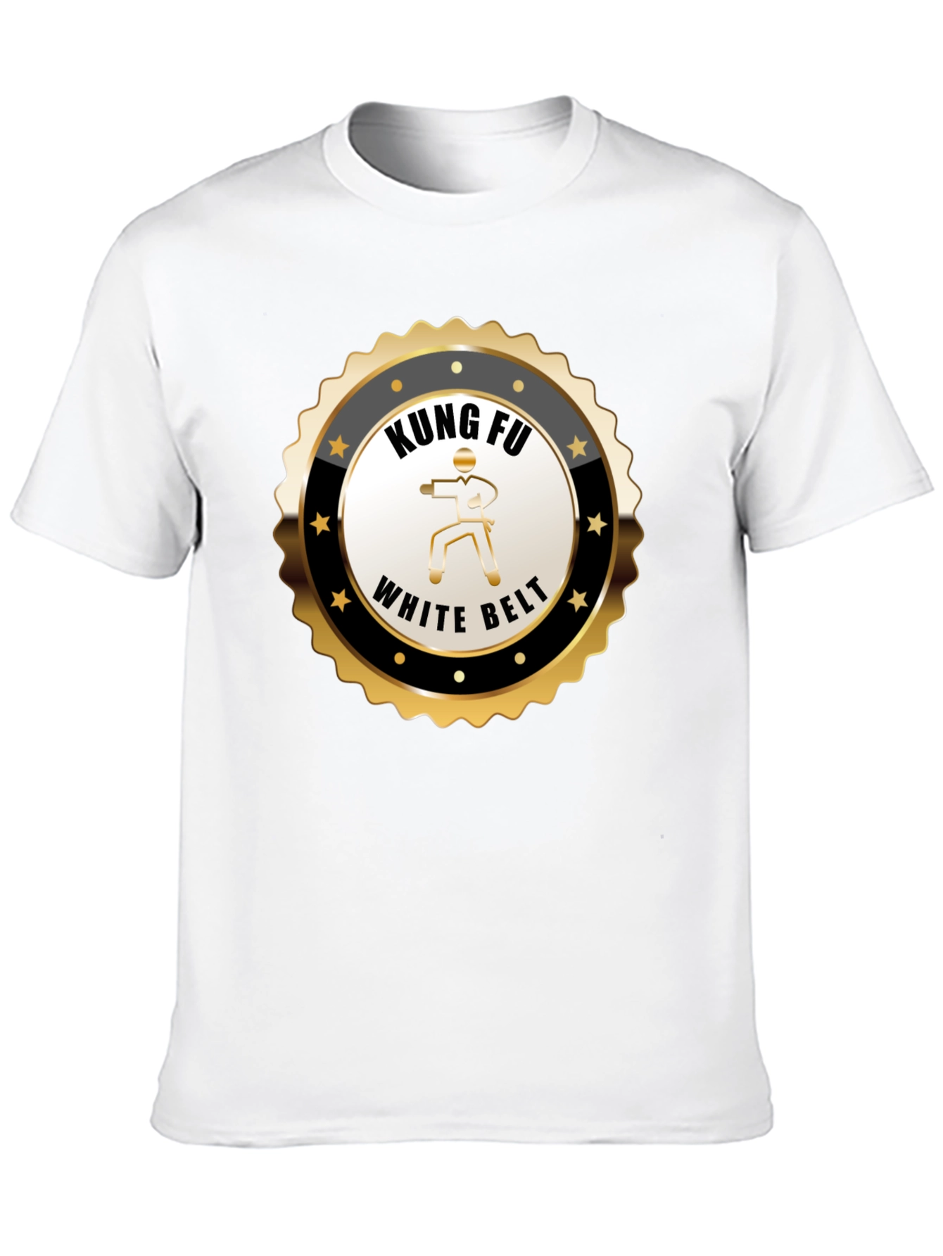 Kung Fu White Belt T-Shirt - Martial Arts Design