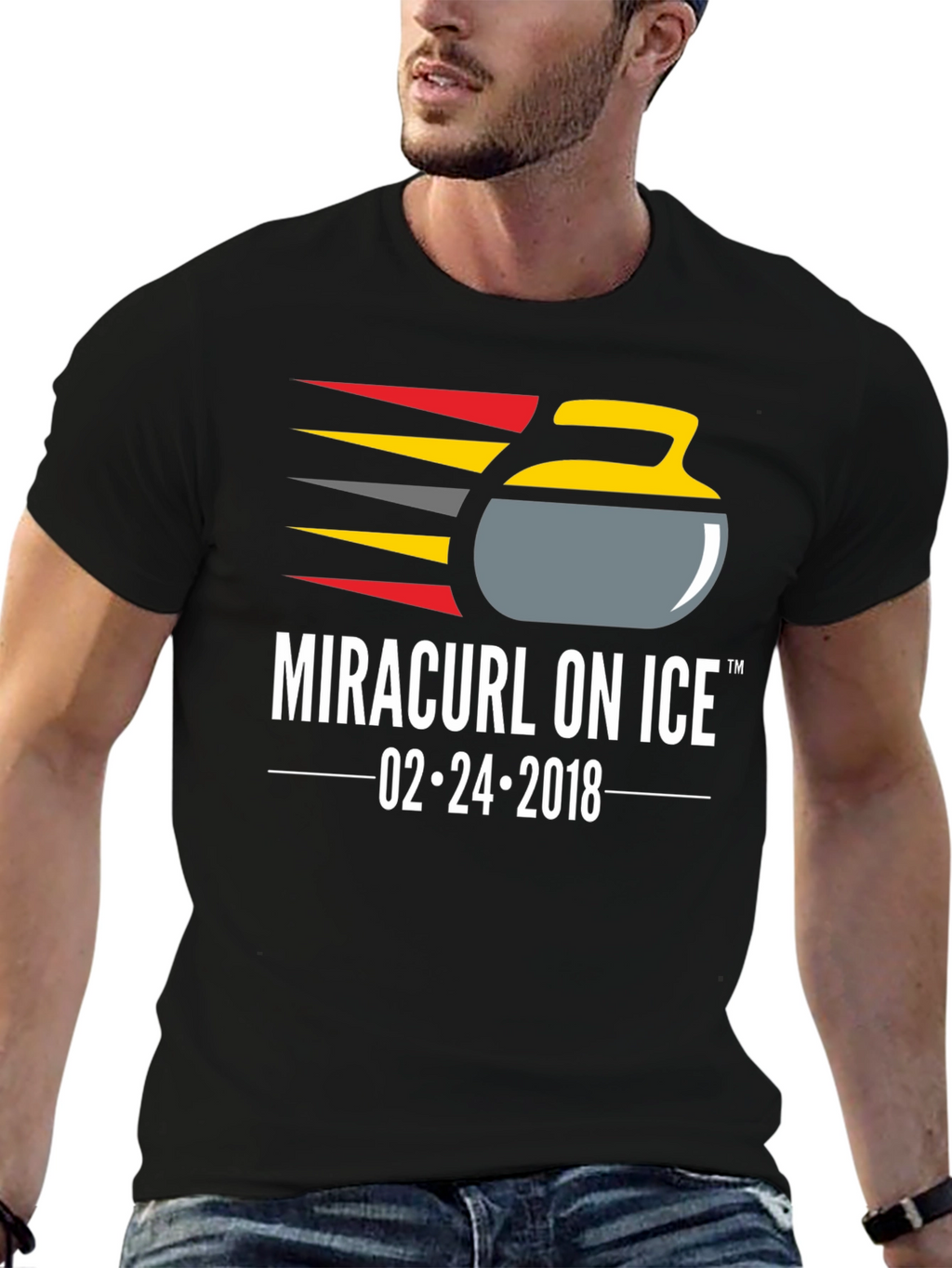 Miracurl On Ice T-Shirt - Curling Fan Apparel