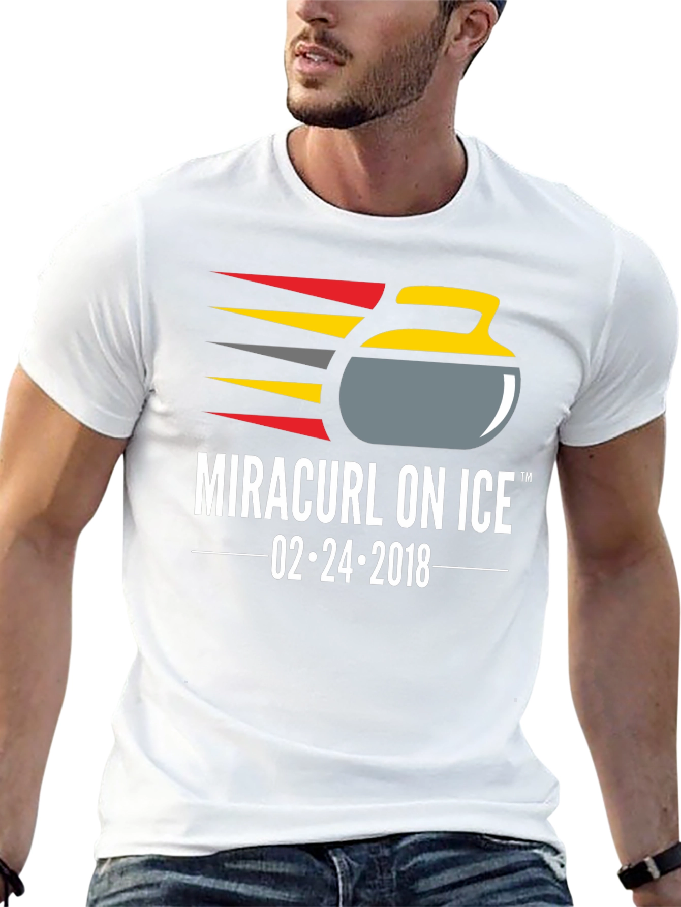 Miracurl On Ice T-Shirt - Curling Fan Apparel