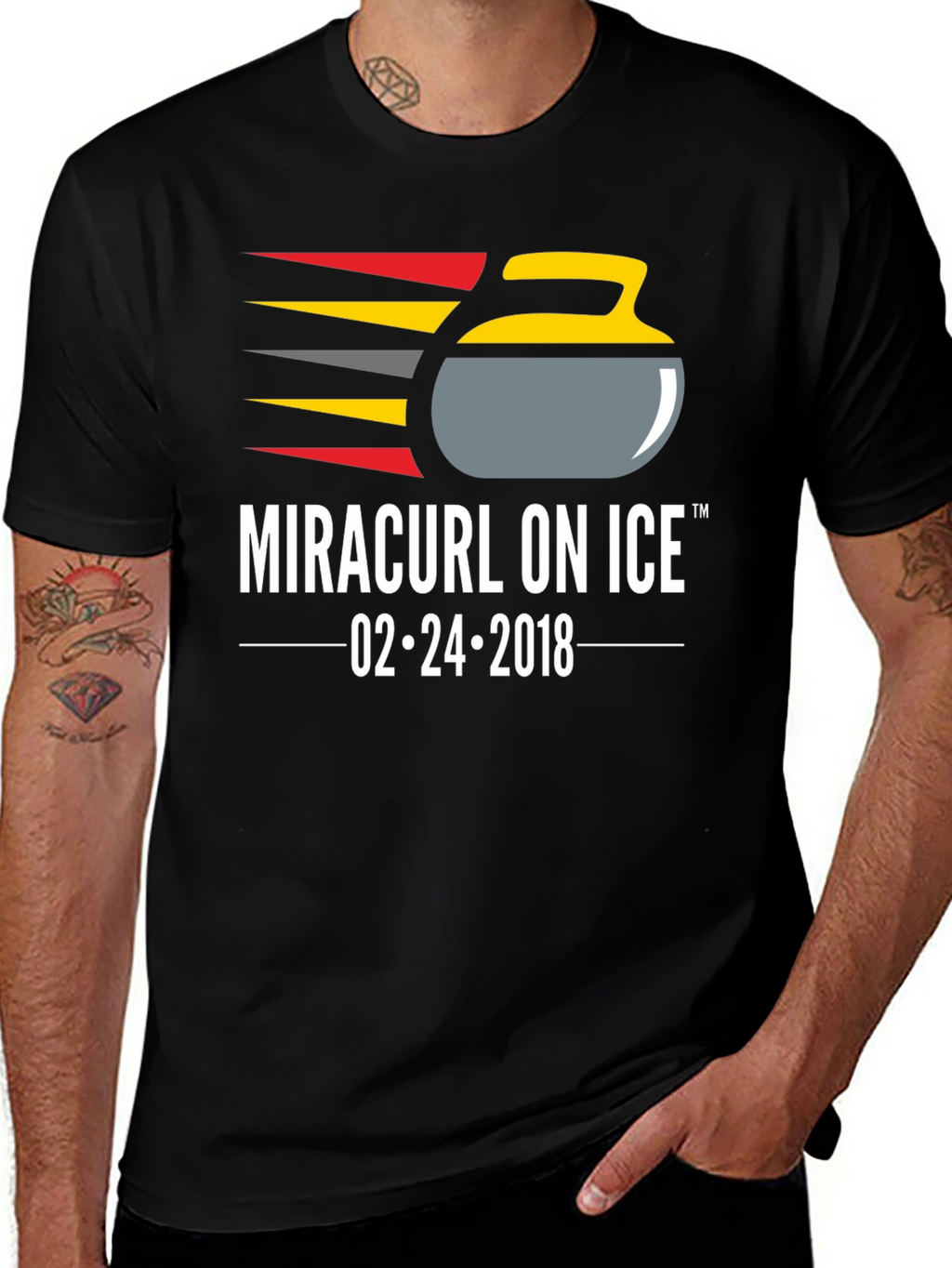 Miracurl On Ice T-Shirt - Curling Fan Apparel
