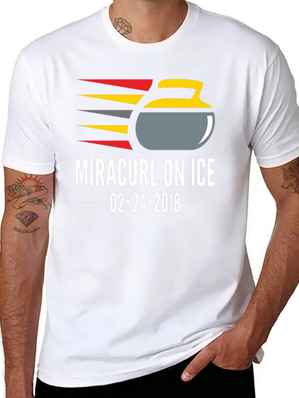 Miracurl On Ice T-Shirt - Curling Fan Apparel