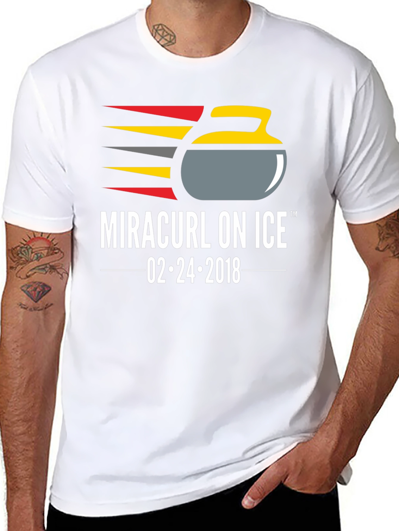 Miracurl On Ice T-Shirt - Curling Fan Apparel