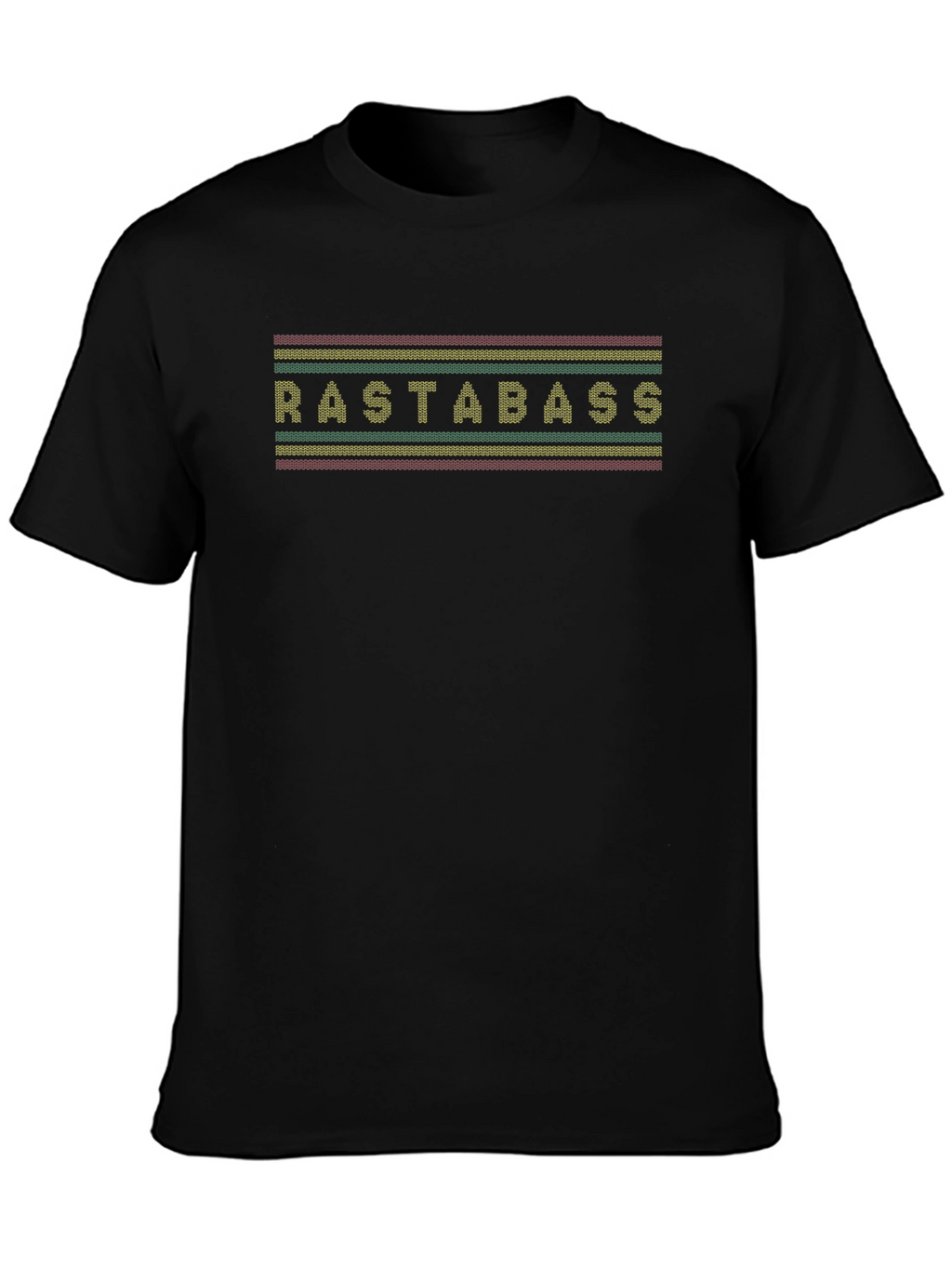 RastaBass Reggae T-Shirt - Red Yellow Green