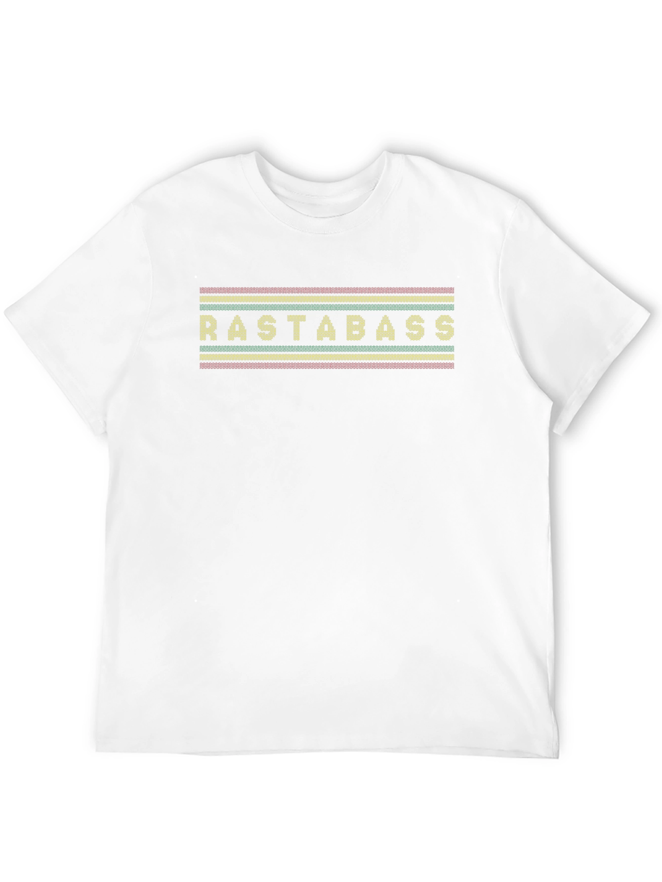 RastaBass Reggae T-Shirt - Red Yellow Green