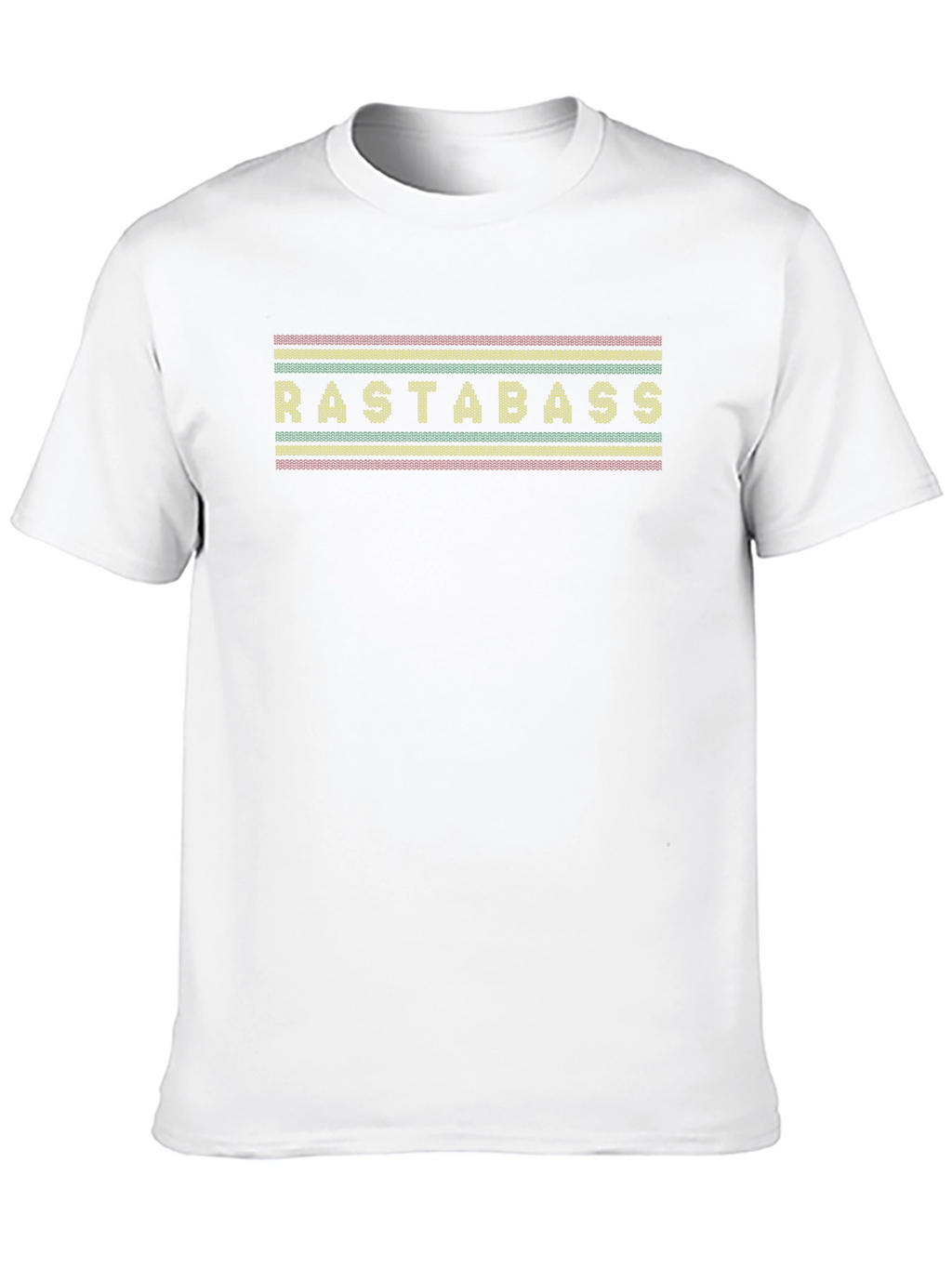RastaBass Reggae T-Shirt - Red Yellow Green