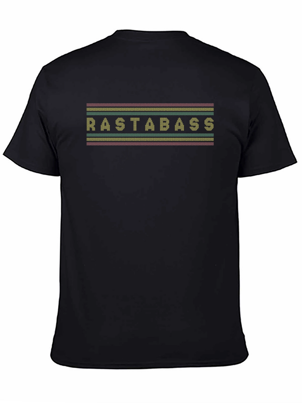 RastaBass Reggae T-Shirt - Red Yellow Green