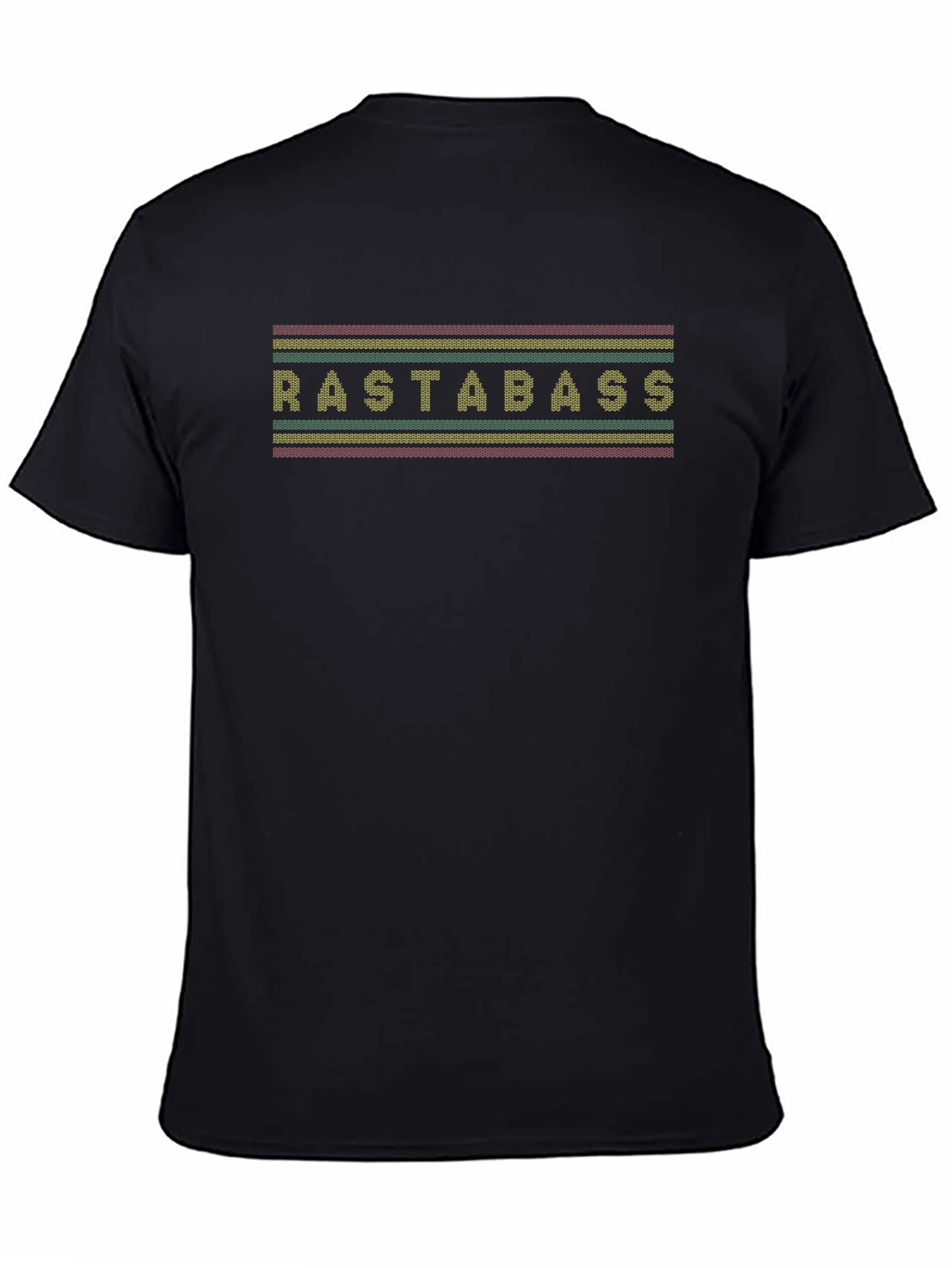 RastaBass Reggae T-Shirt - Red Yellow Green