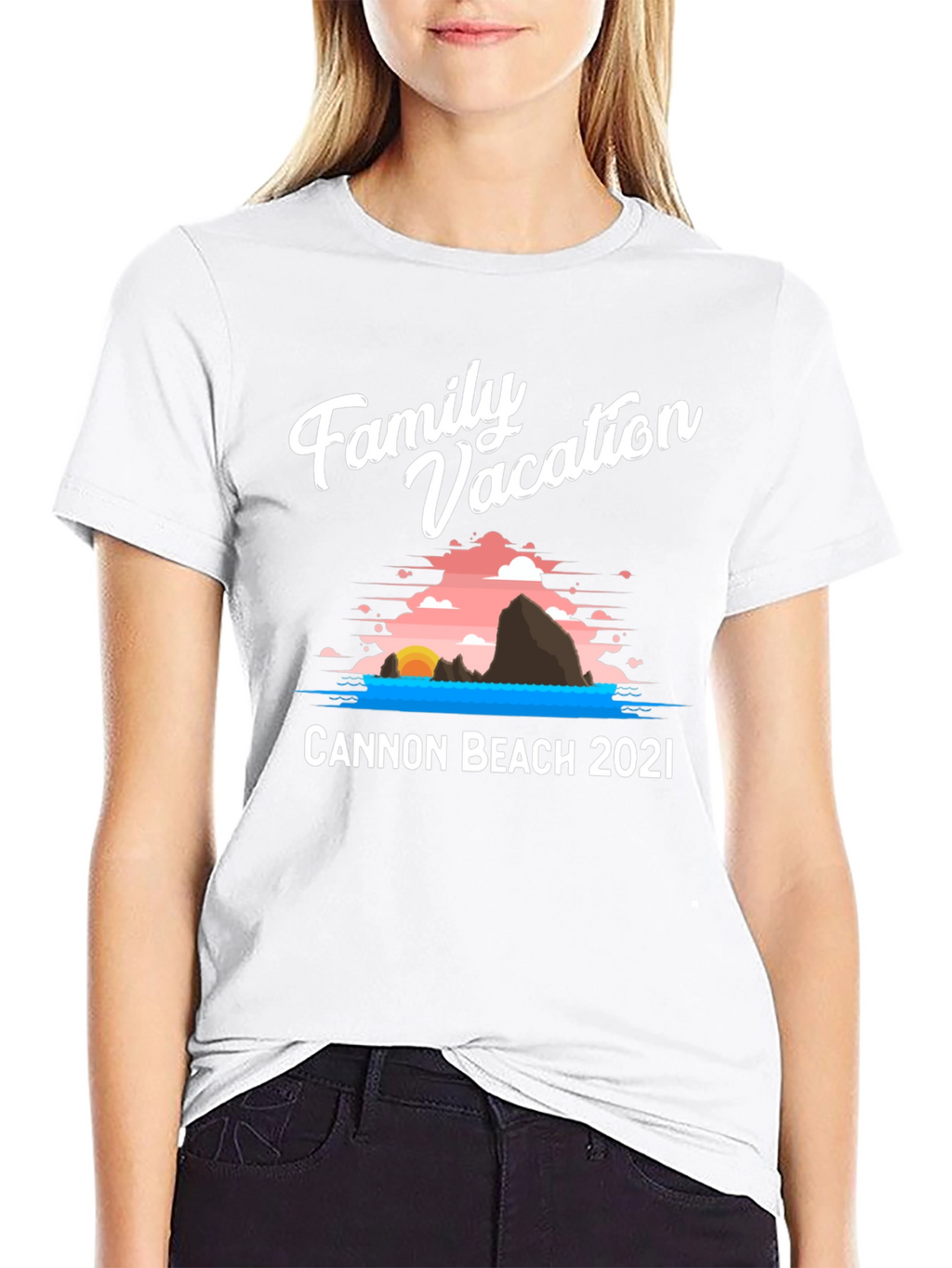 Family Vacation Cannon Beach 2021 T-Shirt