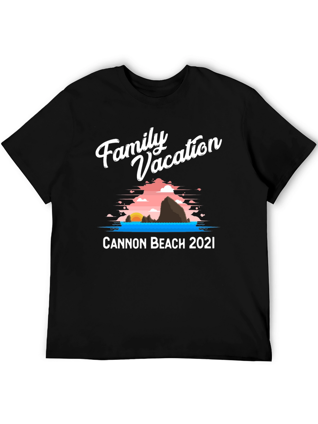 Family Vacation Cannon Beach 2021 T-Shirt