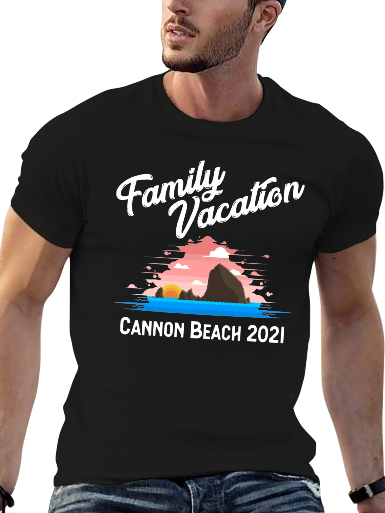 Family Vacation Cannon Beach 2021 T-Shirt