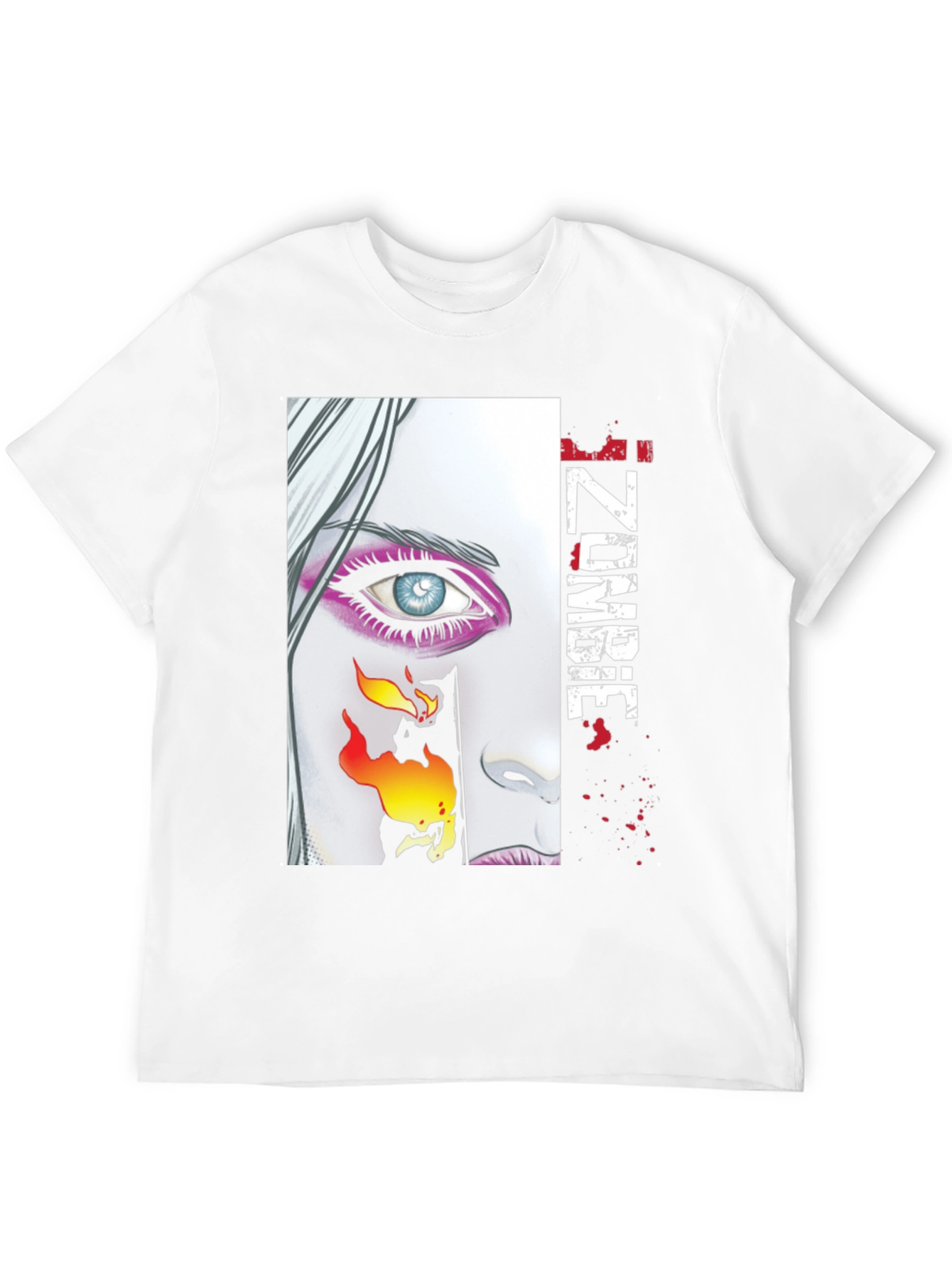 IZombie Graphic Print Black T-Shirt