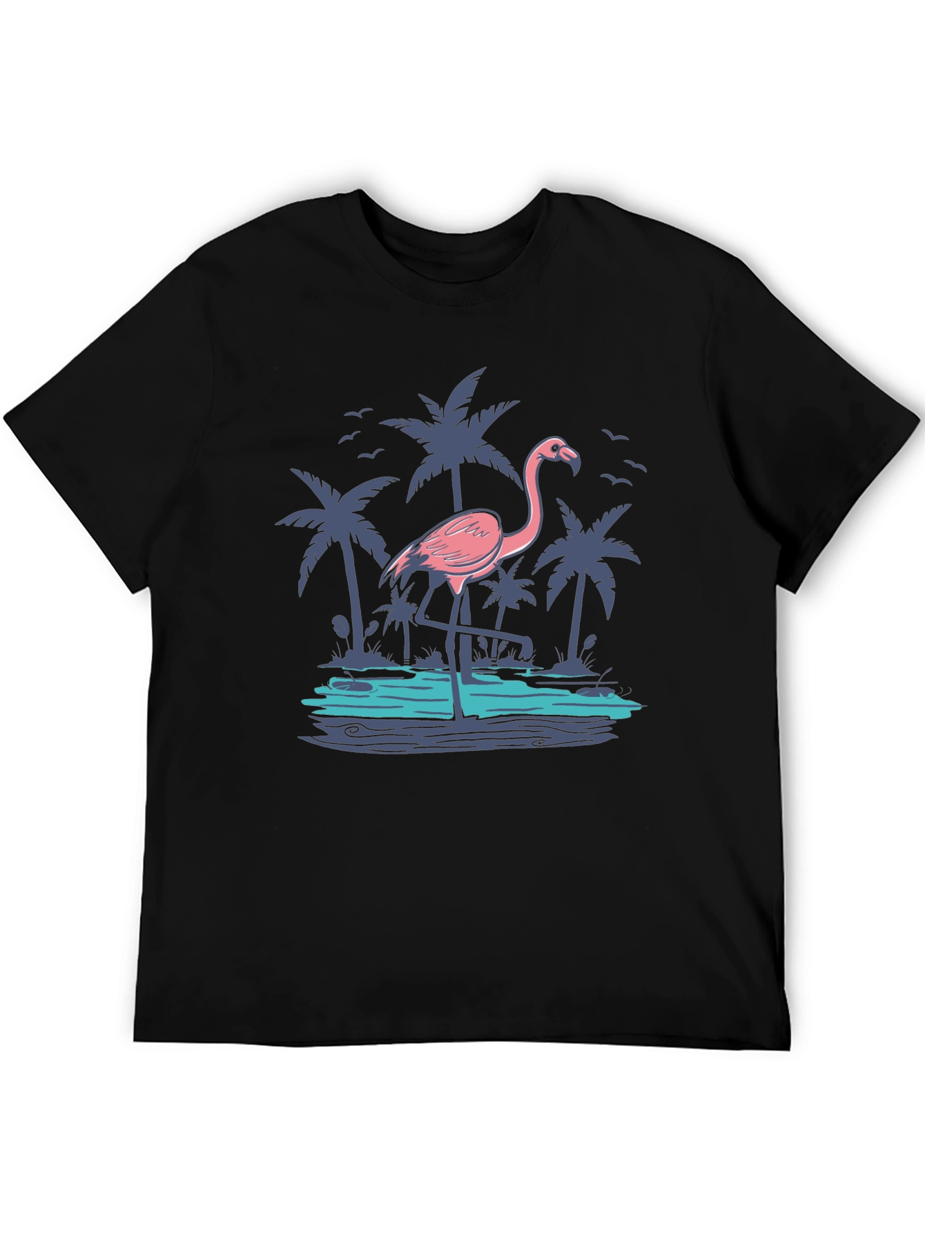Tropical Flamingo Graphic Tee