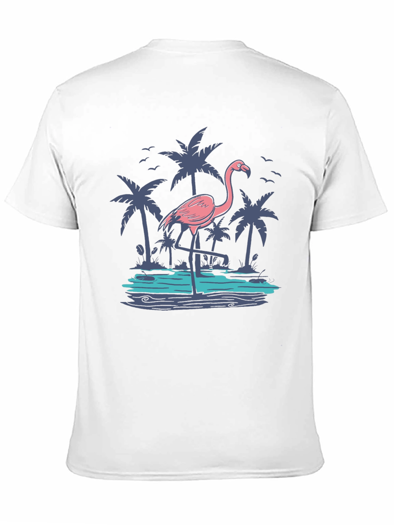 Tropical Flamingo Graphic Tee