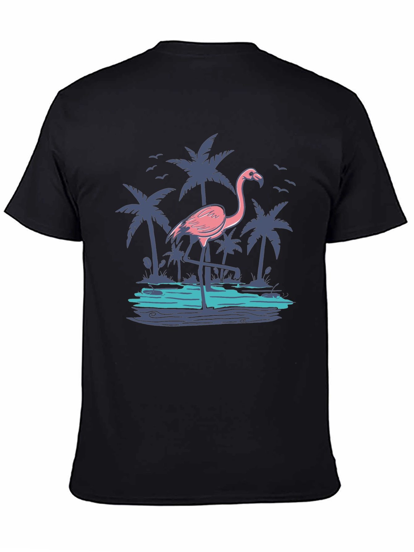 Tropical Flamingo Graphic Tee