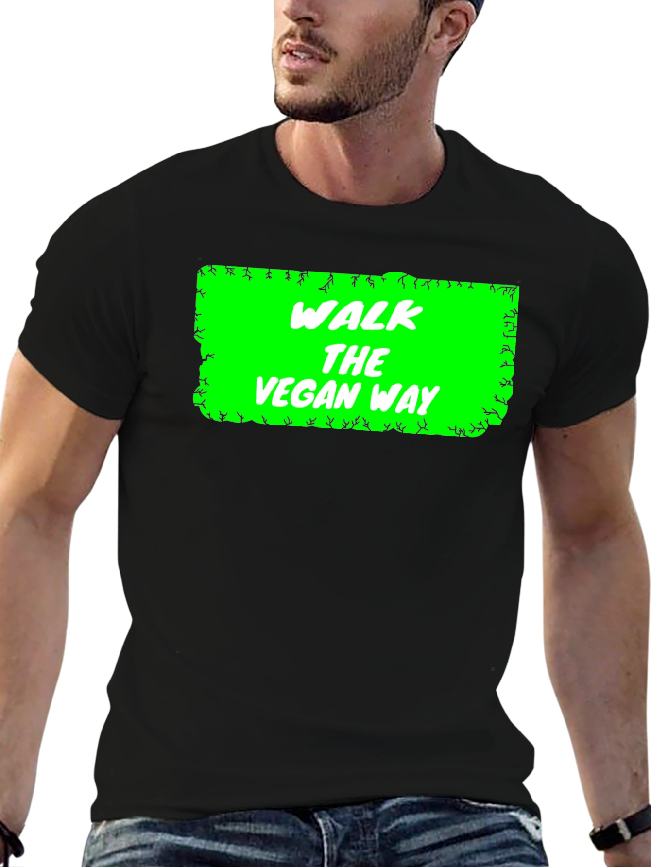 Walk The Vegan Way T-Shirt - Graphic Tee