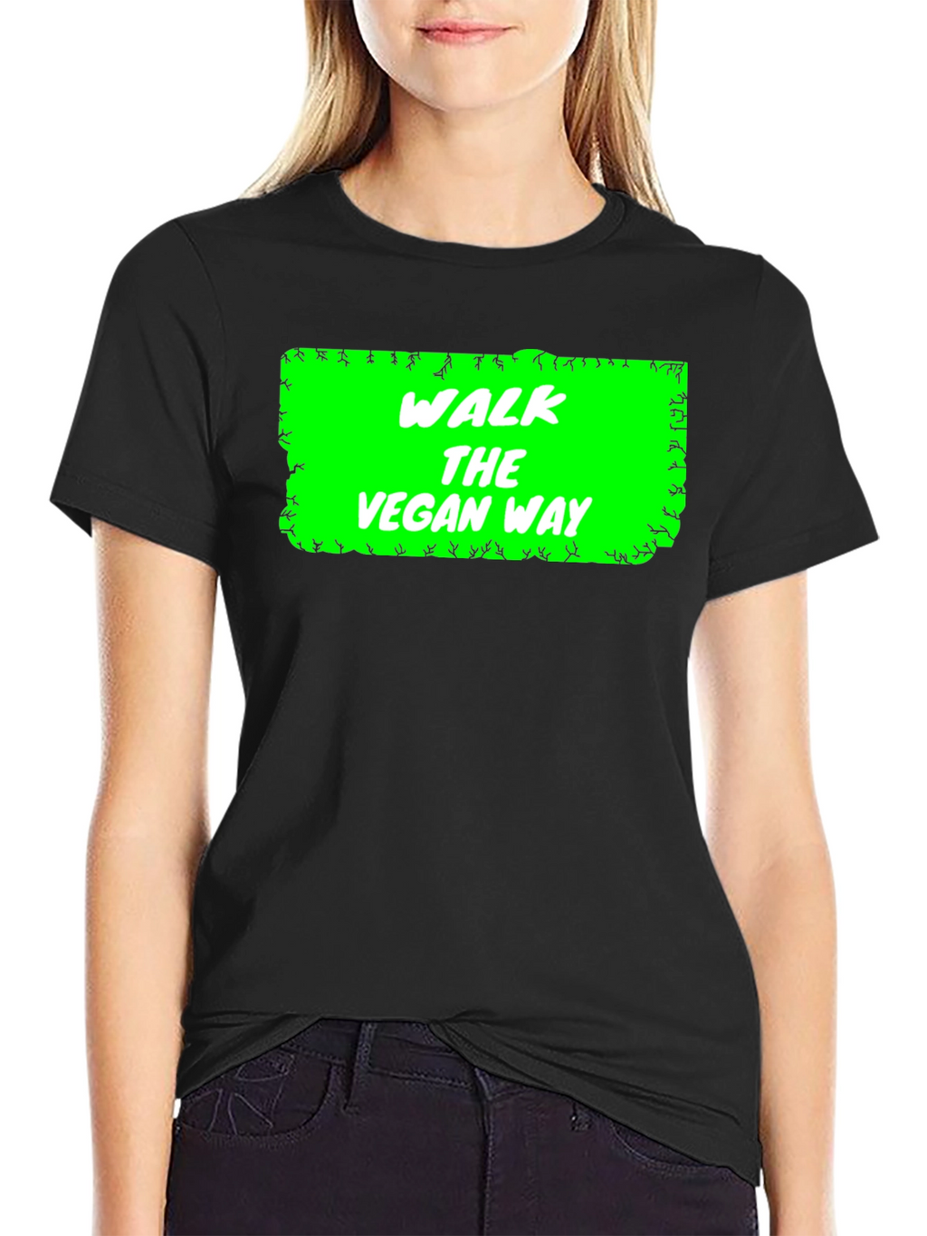 Walk The Vegan Way T-Shirt - Graphic Tee