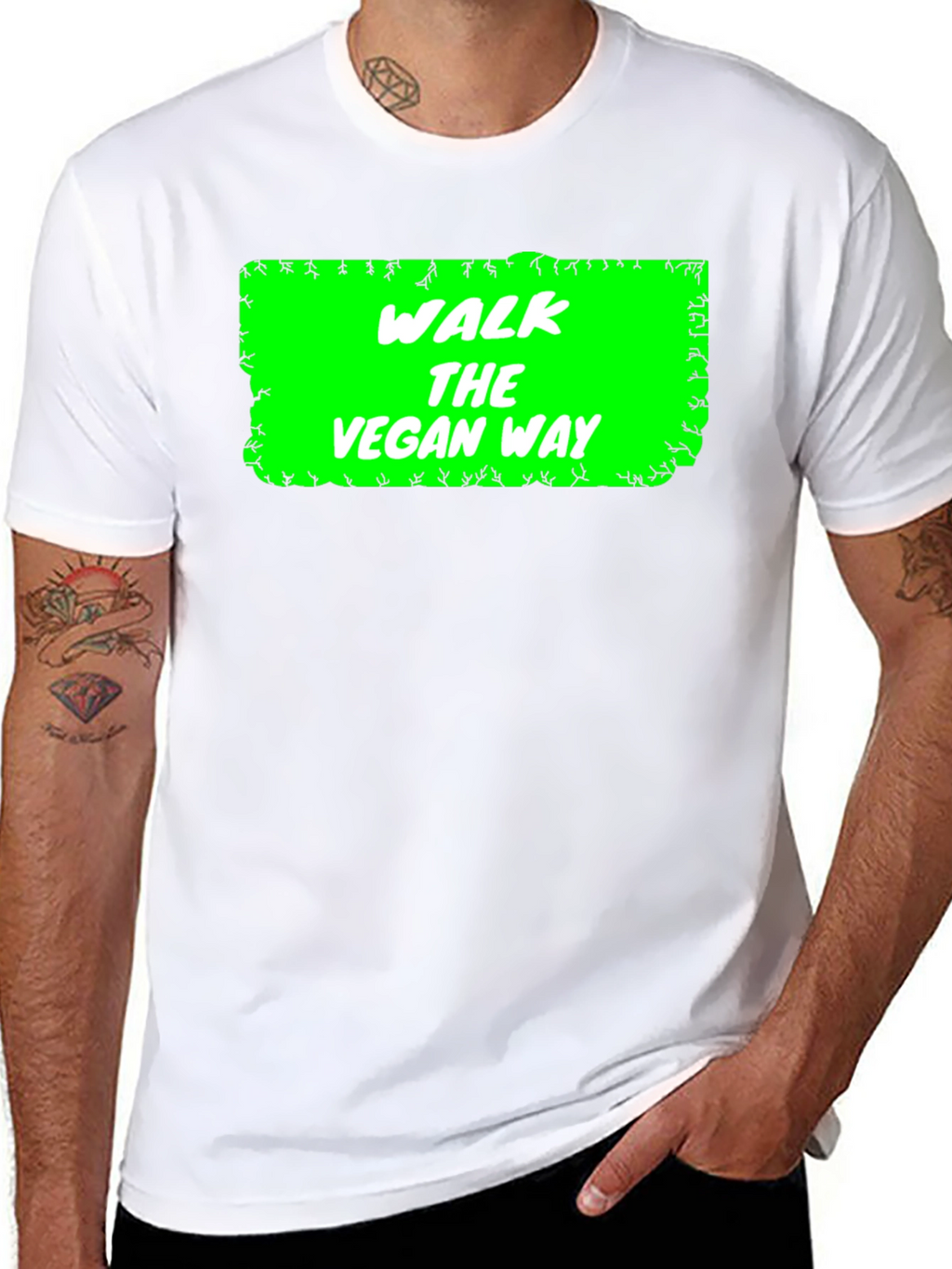 Walk The Vegan Way T-Shirt - Graphic Tee