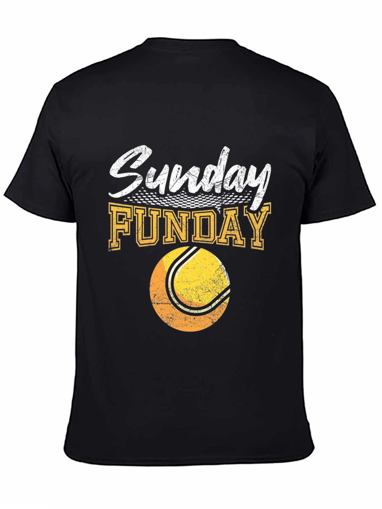 Sunday Funday Tennis Graphic T-Shirt