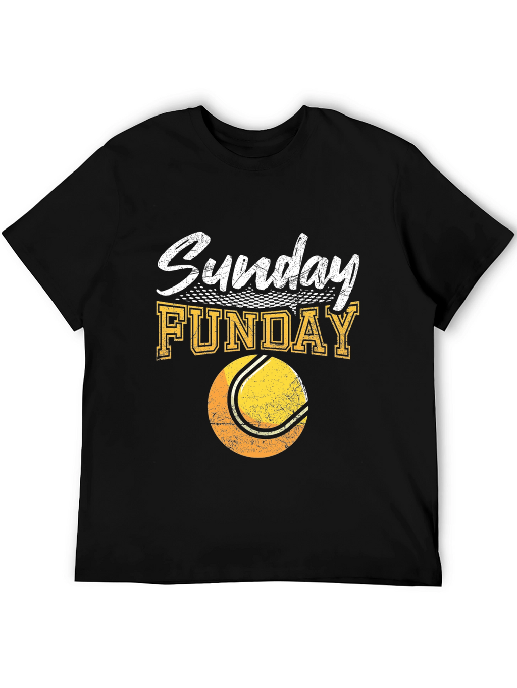 Sunday Funday Tennis Graphic T-Shirt