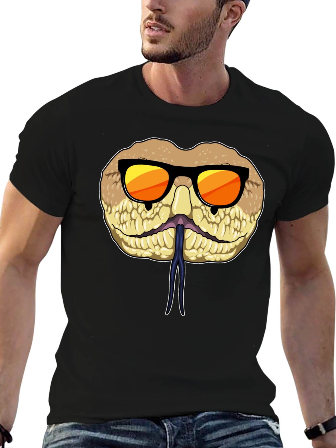 Cool Snake T-Shirt with Sunglasses