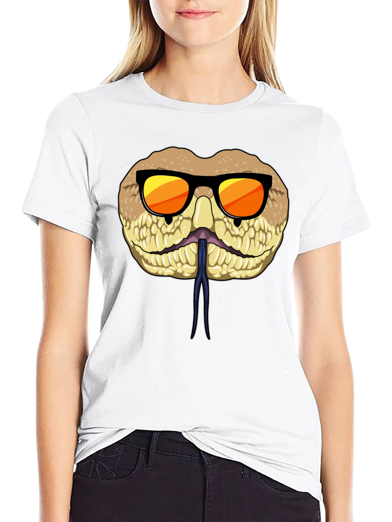Cool Snake T-Shirt with Sunglasses