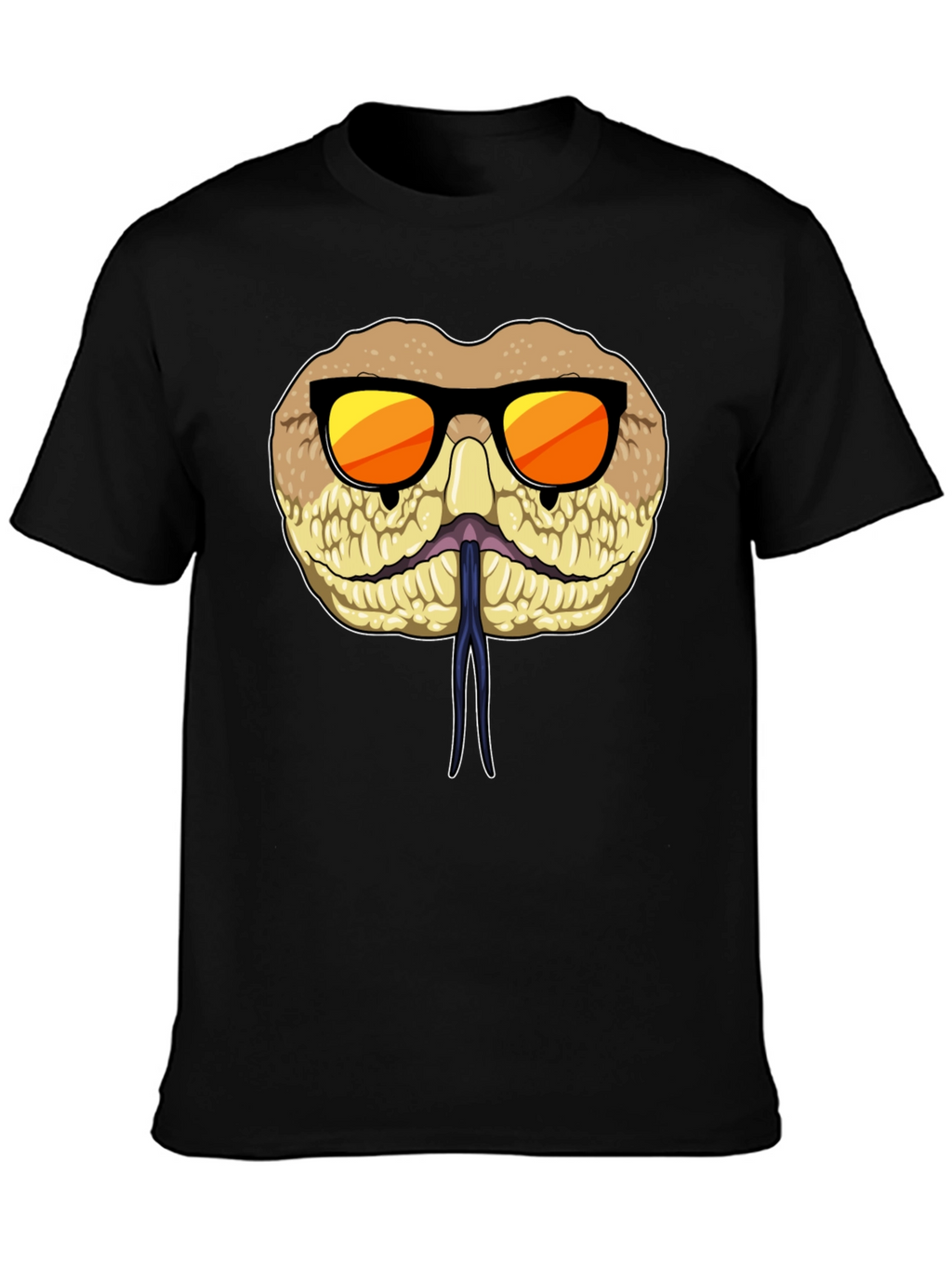 Cool Snake T-Shirt with Sunglasses