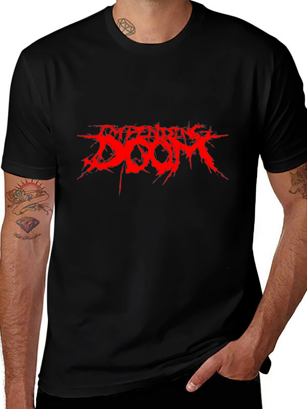 Impending Doom Band T-Shirt - Black