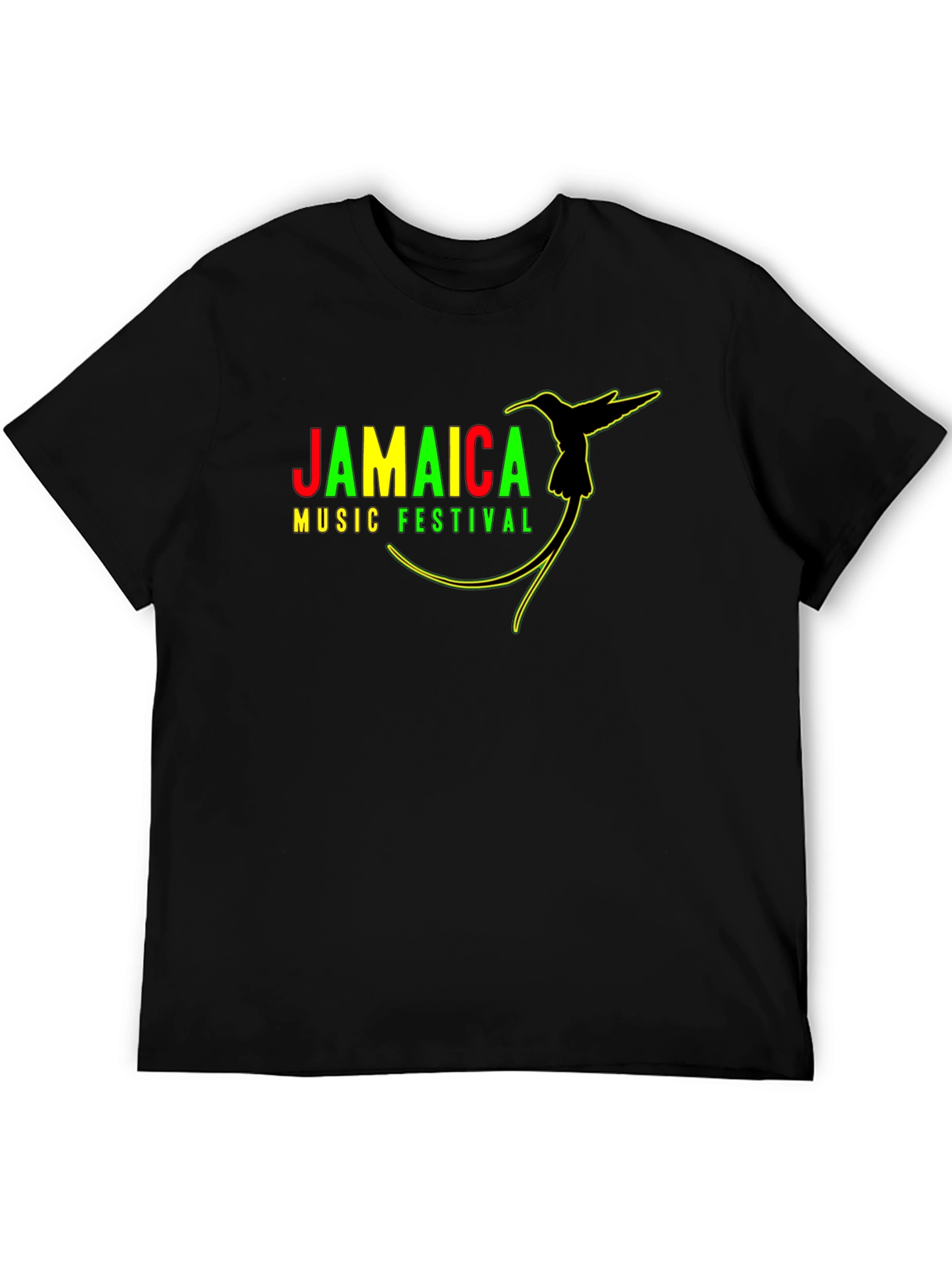 Jamaica Music Festival Black T-Shirt