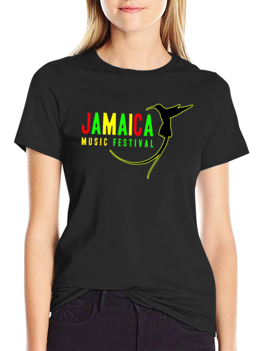 Jamaica Music Festival Black T-Shirt