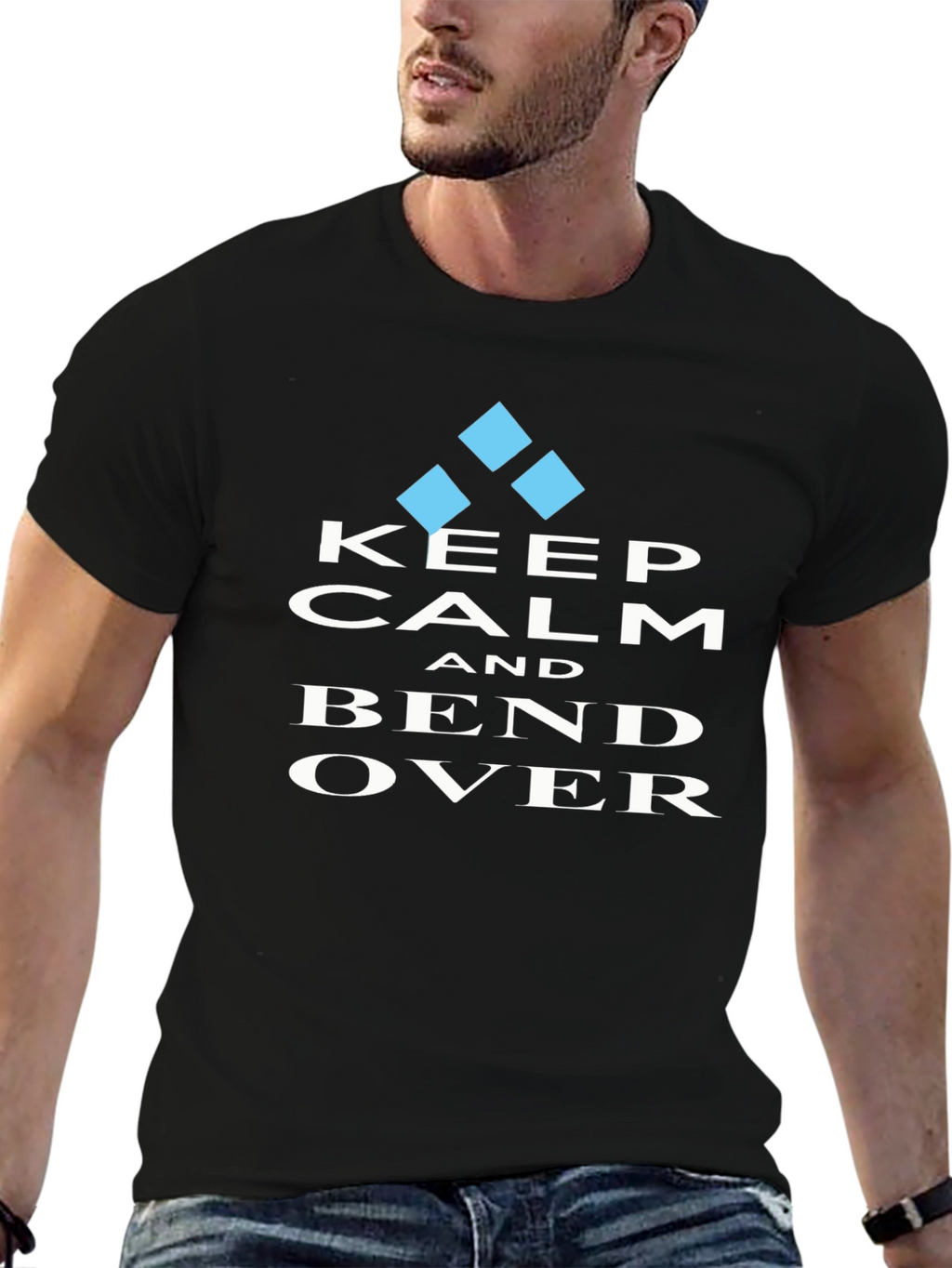 Keep Calm & Bend Over Graphic T-Shirt