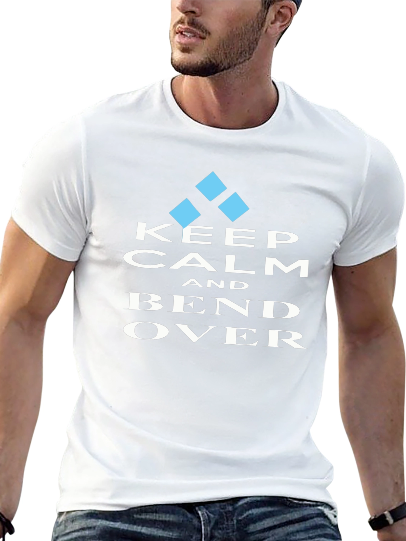 Keep Calm & Bend Over Graphic T-Shirt