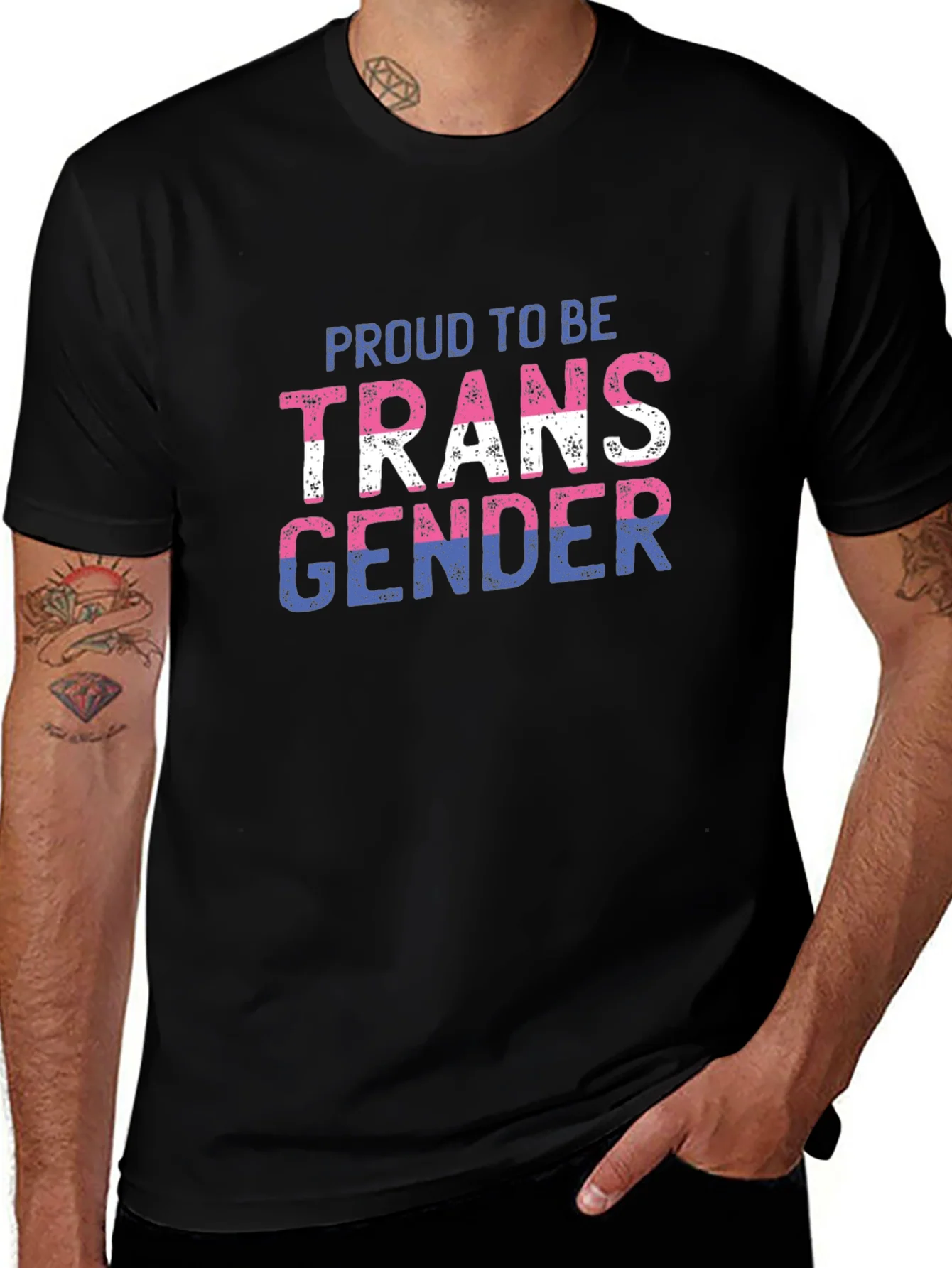 Proud Transgender Pride Graphic Tee