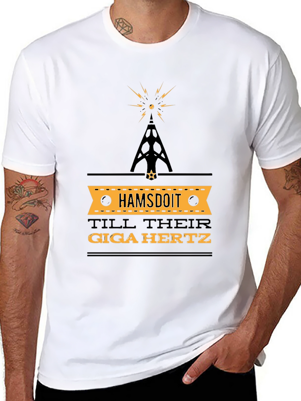 Ham Radio Operator T-Shirt - Gigahertz Design