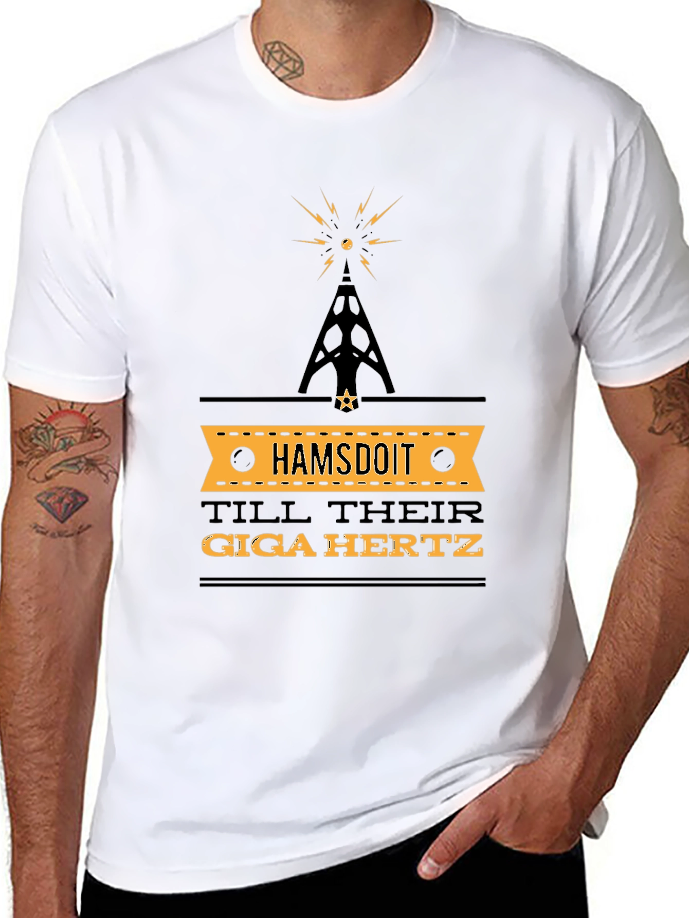Ham Radio Operator T-Shirt - Gigahertz Design