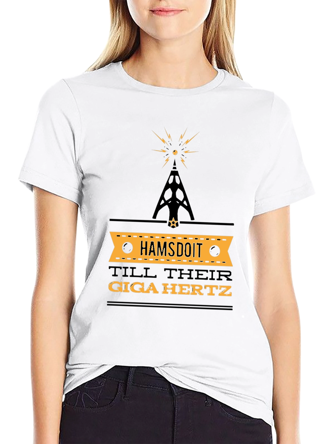 Ham Radio Operator T-Shirt - Gigahertz Design
