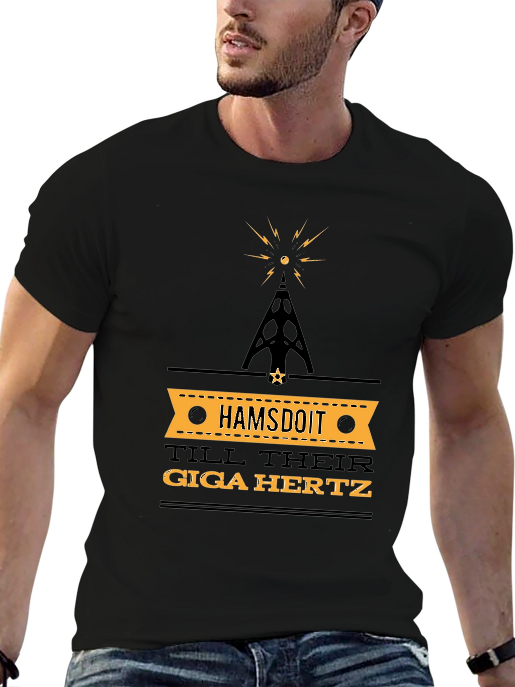 Ham Radio Operator T-Shirt - Gigahertz Design