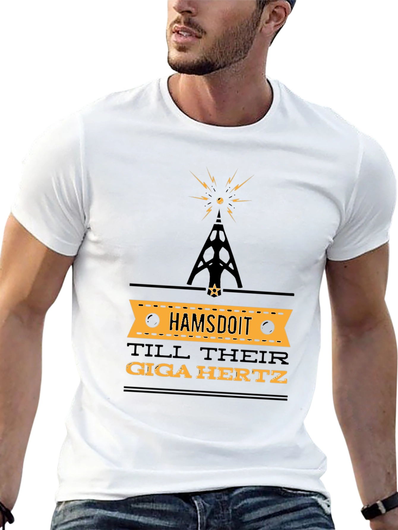 Ham Radio Operator T-Shirt - Gigahertz Design