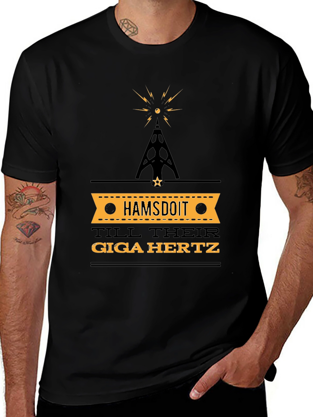 Ham Radio Operator T-Shirt - Gigahertz Design