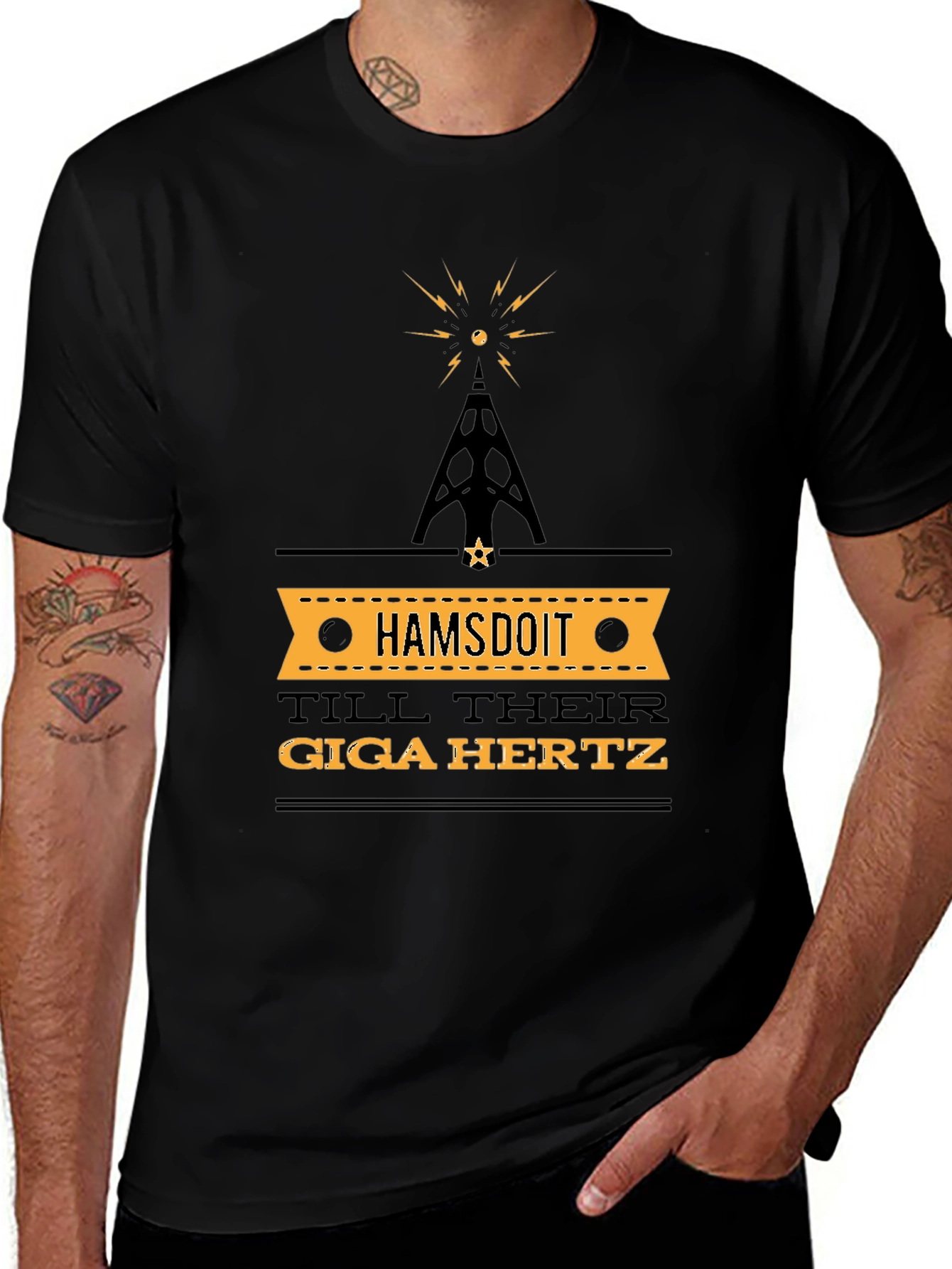 Ham Radio Operator T-Shirt - Gigahertz Design