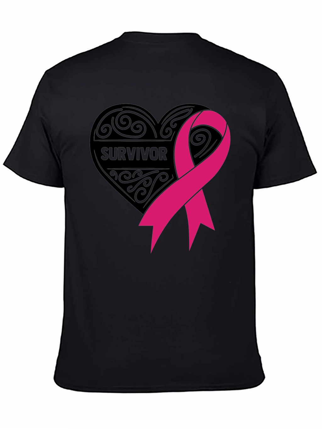 Survivor Ribbon T-Shirt - Breast Cancer Awareness
