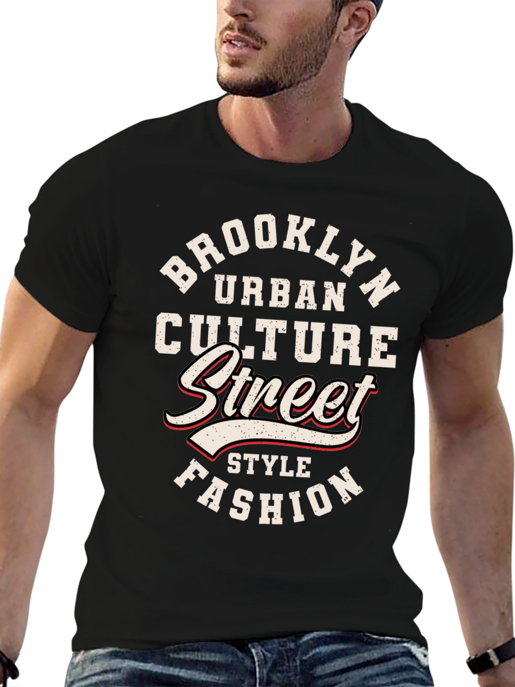 Brooklyn Urban Culture Graphic T-Shirt