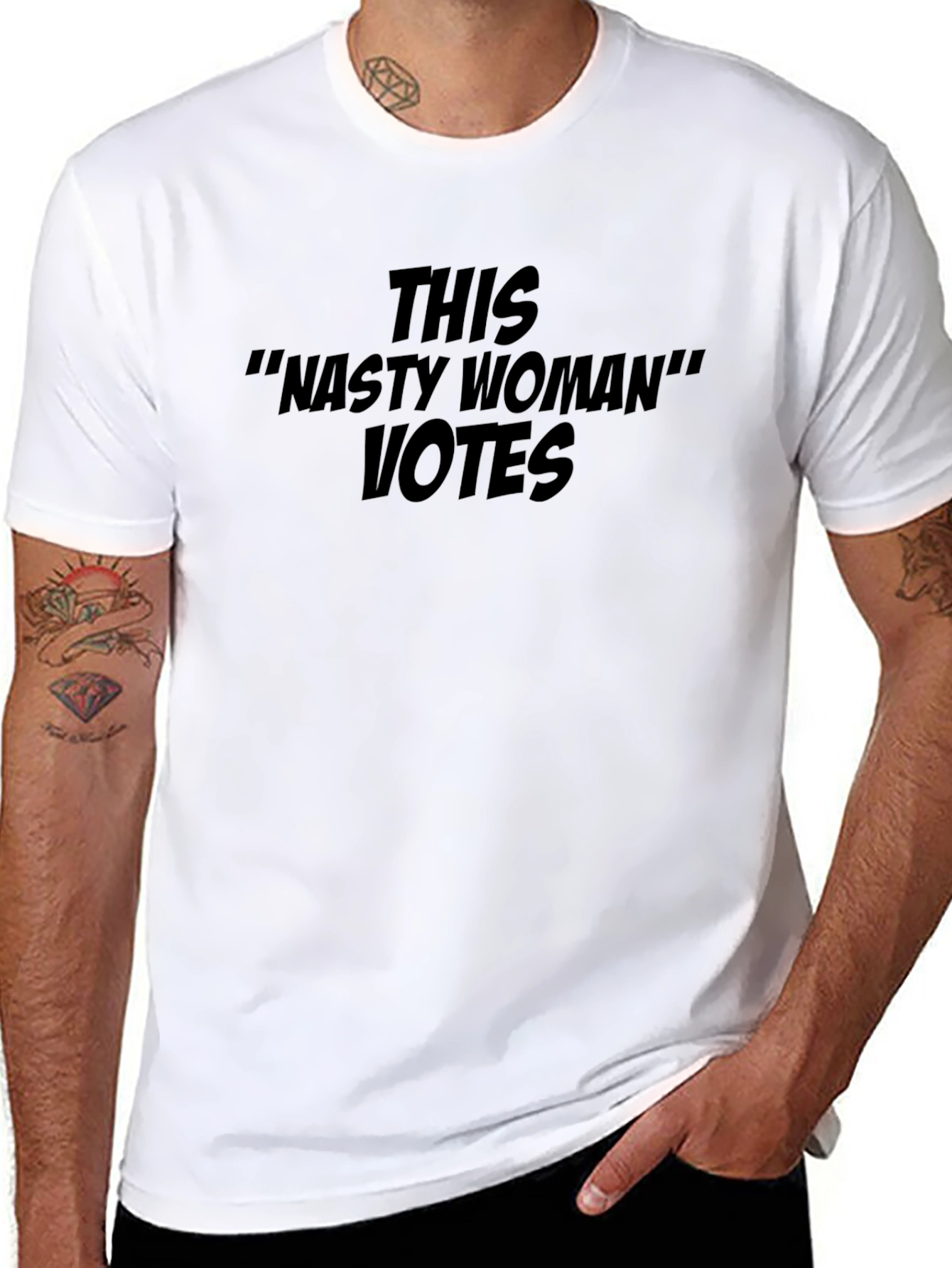 Nasty Woman Votes T-Shirt - Empowered Feminism