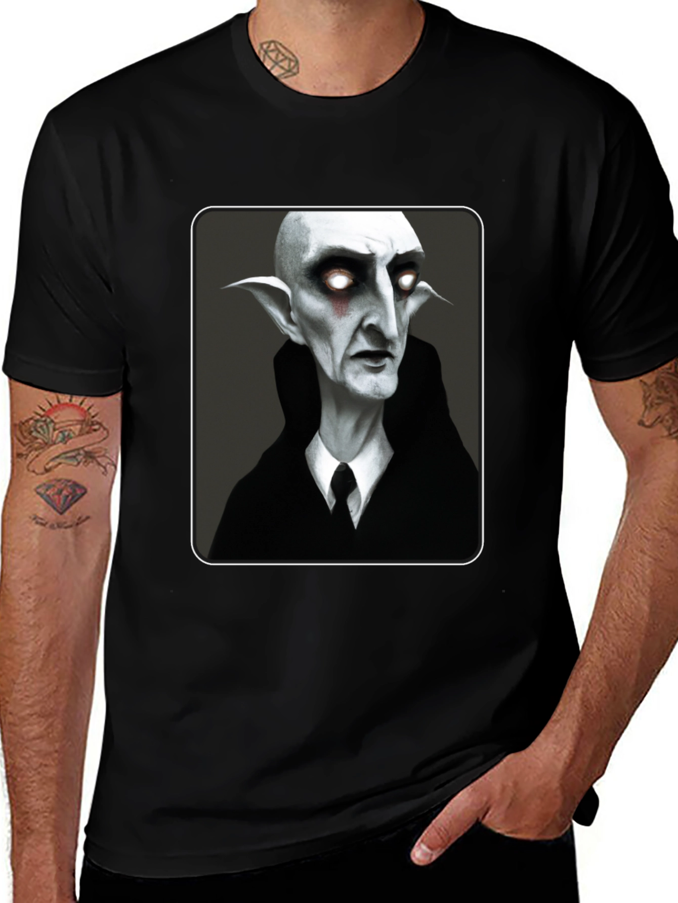 Vampire Portrait Graphic Tee