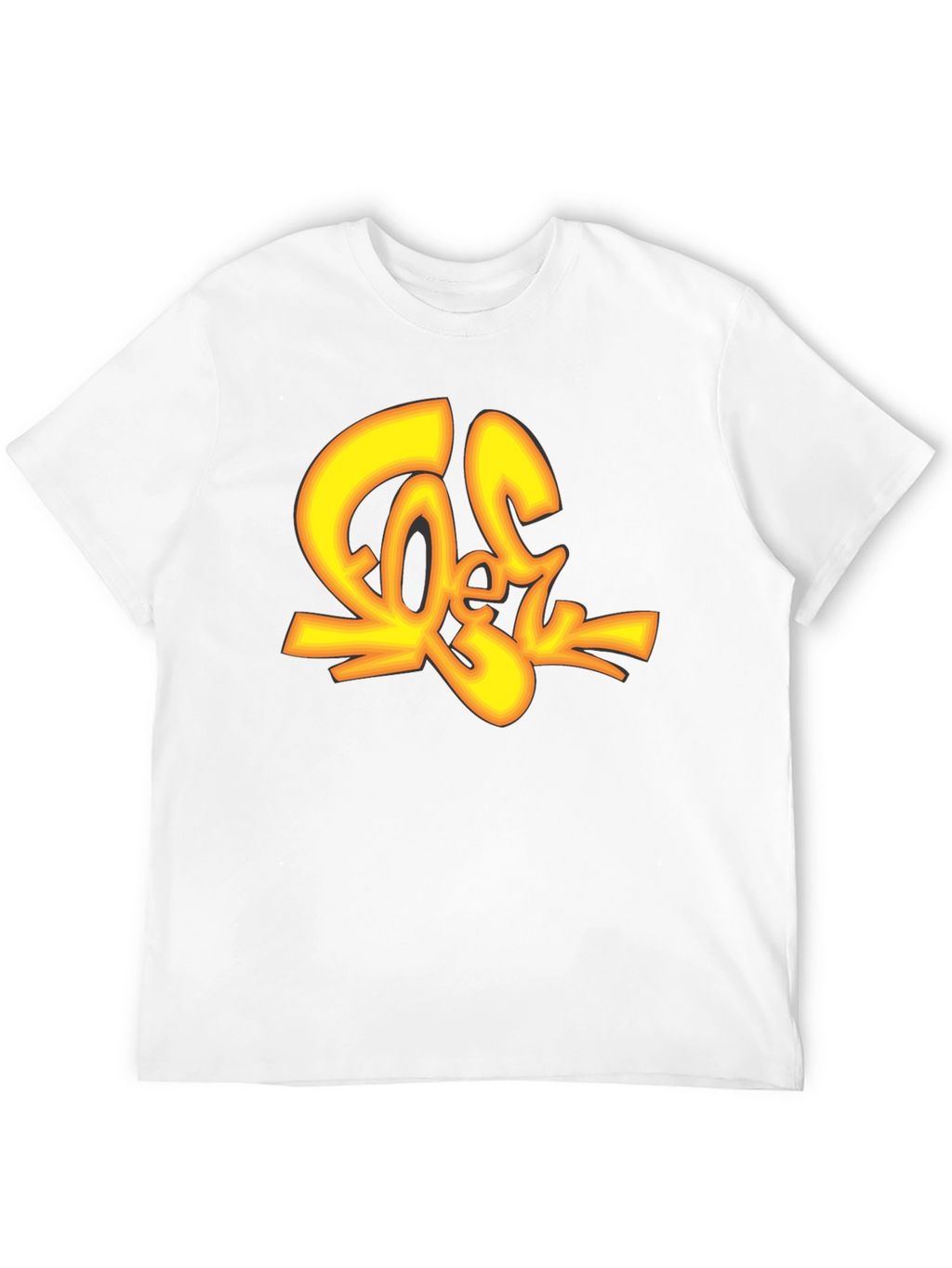 Cool Graphic Tee - Black Cotton T-Shirt