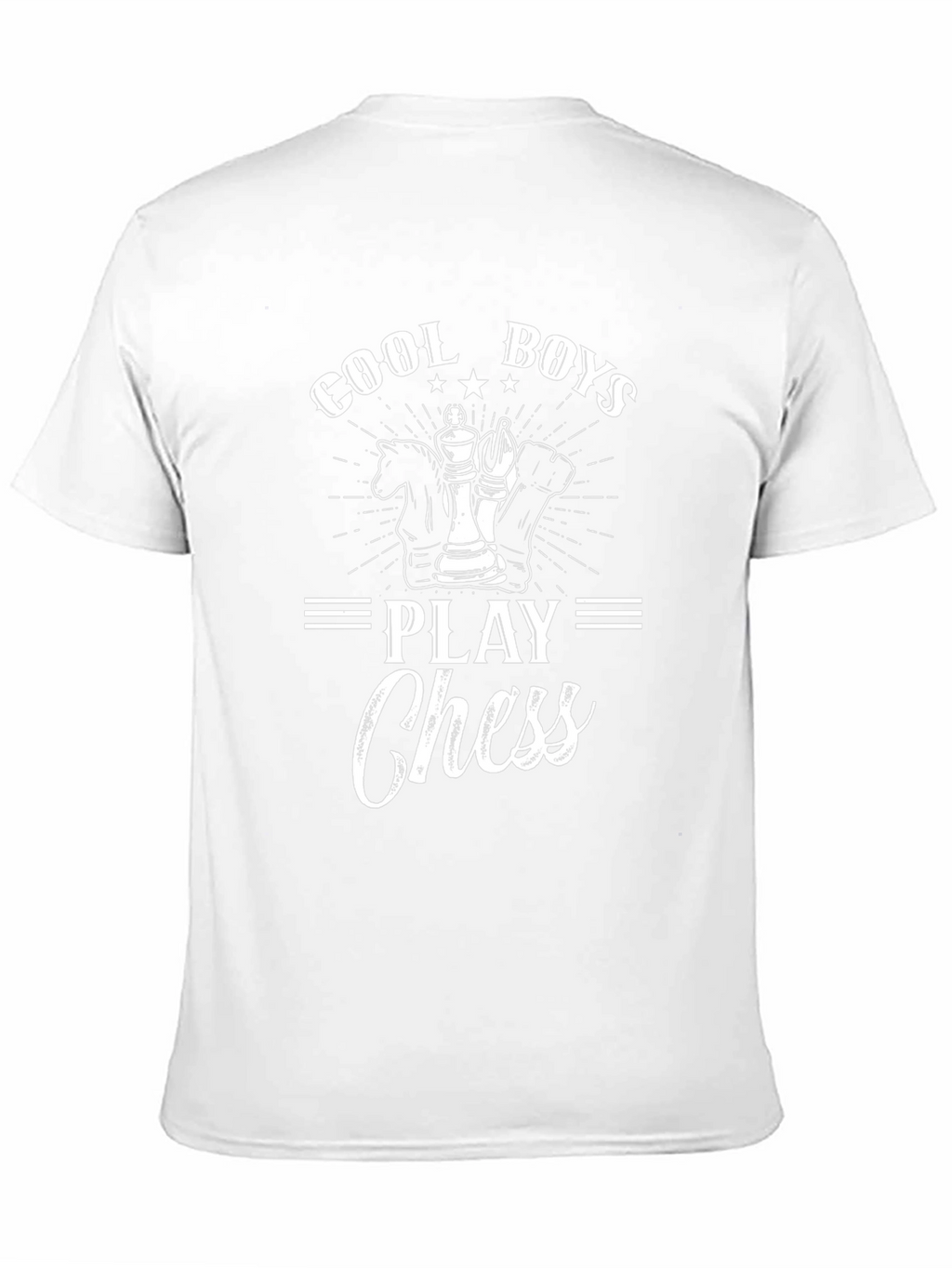 Cool Boys Play Chess Graphic T-Shirt
