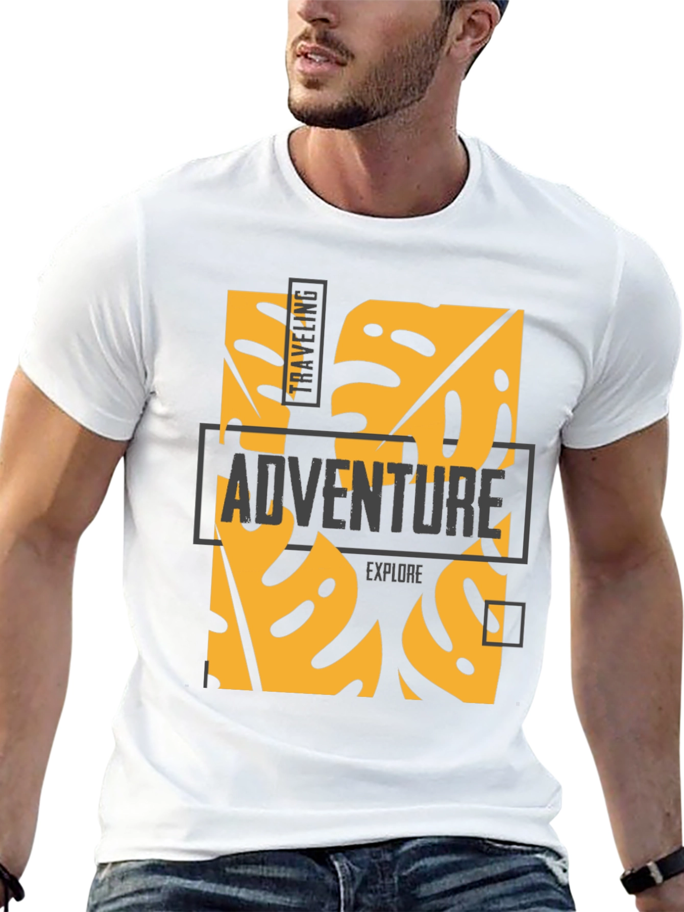 Adventure Explore Graphic Print T-Shirt
