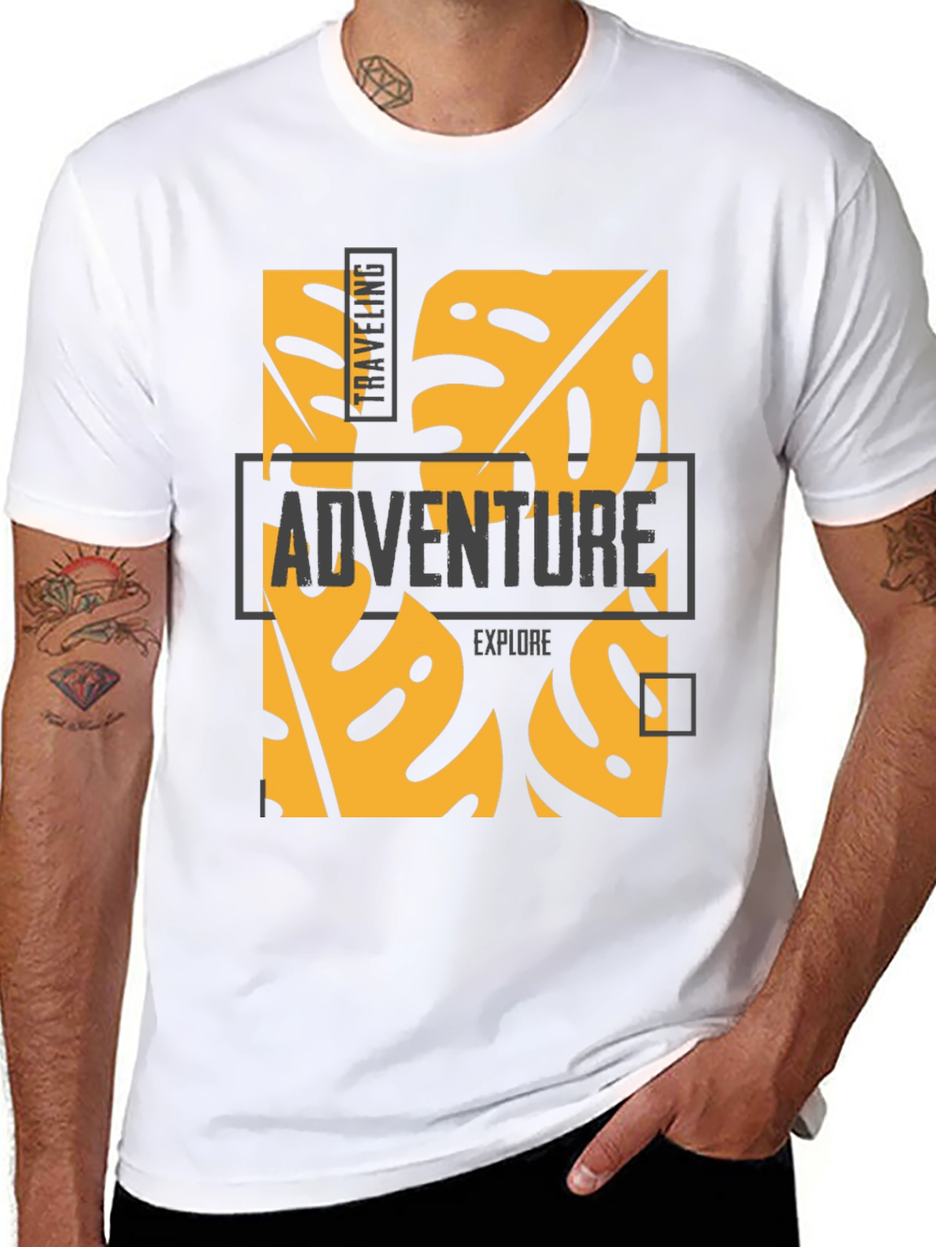 Adventure Explore Graphic Print T-Shirt
