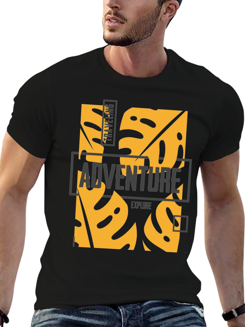 Adventure Explore Graphic Print T-Shirt