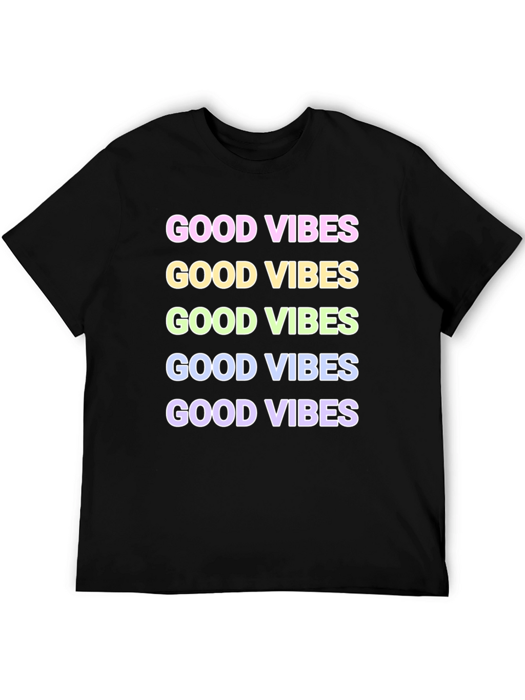 Good Vibes Graphic T-Shirt - Black